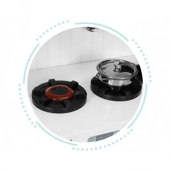 Bucatarie din lemn cu accesorii Ecotoys PLK563 - Alb Bucatarie din lemn cu accesorii Ecotoys PLK563 - Alb