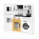 Bucatarie din lemn cu accesorii, sunete si LED-uri Ecotoys PLK562 Bucatarie din lemn cu accesorii, sunete si LED-uri Ecotoys PLK562