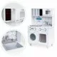 Bucatarie din lemn cu sunete si LED-uri Ecotoys PLK545 Bucatarie din lemn cu sunete si LED-uri Ecotoys PLK545