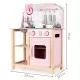 Bucatarie copii din lemn Ecotoys cu sunete si accesorii - Roz Bucatarie copii din lemn Ecotoys cu sunete si accesorii - Roz