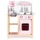 Bucatarie copii din lemn Ecotoys cu sunete si accesorii - Roz Bucatarie copii din lemn Ecotoys cu sunete si accesorii - Roz