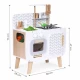 Bucatarie din lemn pentru copii cu accesorii, 58 x 29 x 73 cm, Ecotoys Bucatarie din lemn pentru copii cu accesorii, 58 x 29 x 73 cm, Ecotoys