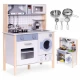 Bucatarie din lemn pentru copii cu accesorii, 70 x 30 x 93 cm, Ecotoys Bucatarie din lemn pentru copii cu accesorii, 70 x 30 x 93 cm, Ecotoys