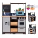 Bucatarie din lemn pentru copii cu accesorii, 74 x 29.5 x 96 cm, Ecotoys Bucatarie din lemn pentru copii cu accesorii, 74 x 29.5 x 96 cm, Ecotoys