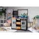 Bucatarie din lemn pentru copii cu accesorii, 74 x 29.5 x 96 cm, Ecotoys Bucatarie din lemn pentru copii cu accesorii, 74 x 29.5 x 96 cm, Ecotoys