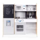 Bucatarie din lemn pentru copii cu accesorii, 90.3 x 31 x 90 cm, Ecotoys Bucatarie din lemn pentru copii cu accesorii, 90.3 x 31 x 90 cm, Ecotoys