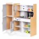 Bucatarie din lemn pentru copii cu accesorii, 90.3 x 31 x 90 cm, Ecotoys Bucatarie din lemn pentru copii cu accesorii, 90.3 x 31 x 90 cm, Ecotoys