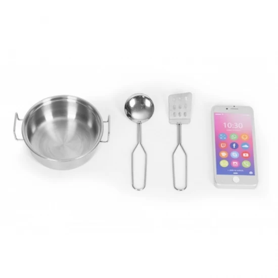 Bucatarie din lemn pentru copii cu accesorii, 90.3 x 31 x 90 cm, Ecotoys Bucatarie din lemn pentru copii cu accesorii, 90.3 x 31 x 90 cm, Ecotoys