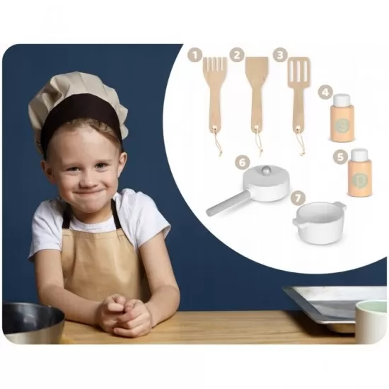 Bucatarie din lemn pentru copii Ricokids RC-794 Bucatarie din lemn pentru copii Ricokids RC-794