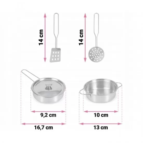 Bucatarie din lemn pentru copii Ricokids roz Bucatarie din lemn pentru copii Ricokids roz
