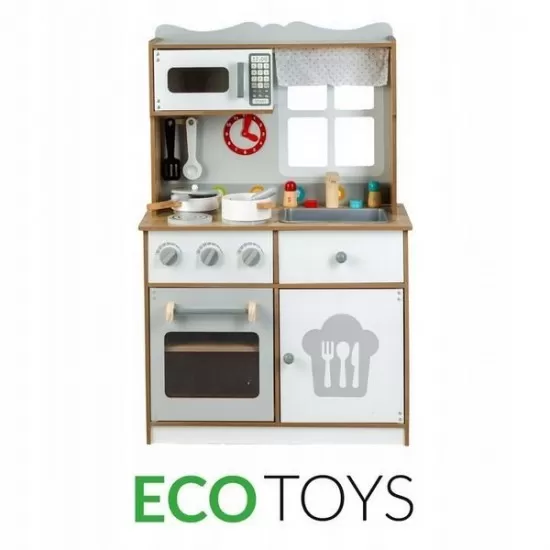 Bucatarie copii din lemn Ecotoys Bucatarie copii din lemn Ecotoys