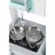 Bucatarie copii din lemn Ecotoys cu accesorii - Gri Bucatarie copii din lemn Ecotoys cu accesorii - Gri