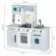 Bucatarie copii din lemn Ecotoys cu accesorii aluminiu Bucatarie copii din lemn Ecotoys cu accesorii aluminiu