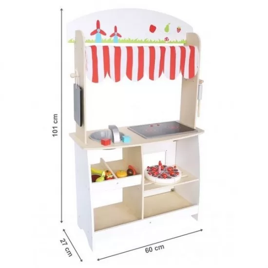 Bucatarie copii Ecotoys CA04063 cu set accesorii Bucatarie copii Ecotoys CA04063 cu set accesorii