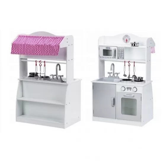 Bucatarie pentru copii din lemn Ecotoys PLK530 Bucatarie pentru copii din lemn Ecotoys PLK530