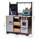 Bucatarie mare din lemn pentru copii cu accesorii Ecotoys 7265 Bucatarie mare din lemn pentru copii cu accesorii Ecotoys 7265