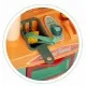 Bucatarie pe roti cu accesorii incluse Ricokids 773000 - Turcoaz Bucatarie pe roti cu accesorii incluse Ricokids 773000 - Turcoaz