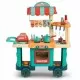 Bucatarie pe roti cu accesorii incluse Ricokids 773000 - Turcoaz Bucatarie pe roti cu accesorii incluse Ricokids 773000 - Turcoaz