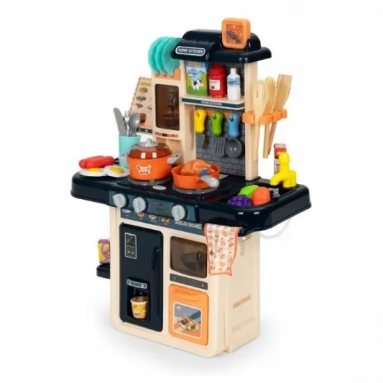 Bucatarie pentru copii cu sunete si lumini LED Ecotoys HC493096 - Albastru Bucatarie pentru copii cu sunete si lumini LED Ecotoys HC493096 - Albastru