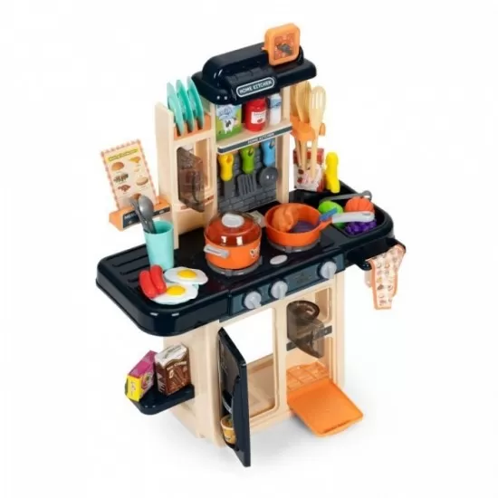 Bucatarie pentru copii cu sunete si lumini LED Ecotoys HC493096 - Albastru Bucatarie pentru copii cu sunete si lumini LED Ecotoys HC493096 - Albastru