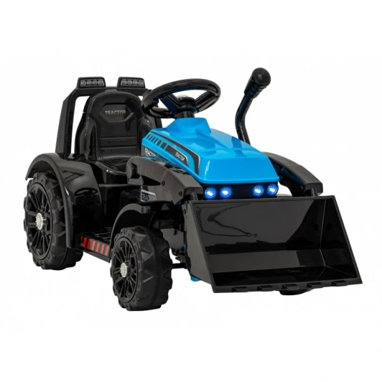 Buldozer electric cu cupa mobila ZP1001B, roti si scaun din plastic, 86x40x42 cm, putere 25W - Albastru Buldozer electric cu cupa mobila ZP1001B, roti si scaun din plastic, 86x40x42 cm, putere 25W - Albastru