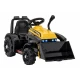 Buldozer electric cu cupa mobila ZP1001B, roti si scaun din plastic, 86x40x42 cm, putere 25W - Galben Buldozer electric cu cupa mobila ZP1001B, roti si scaun din plastic, 86x40x42 cm, putere 25W - Galben