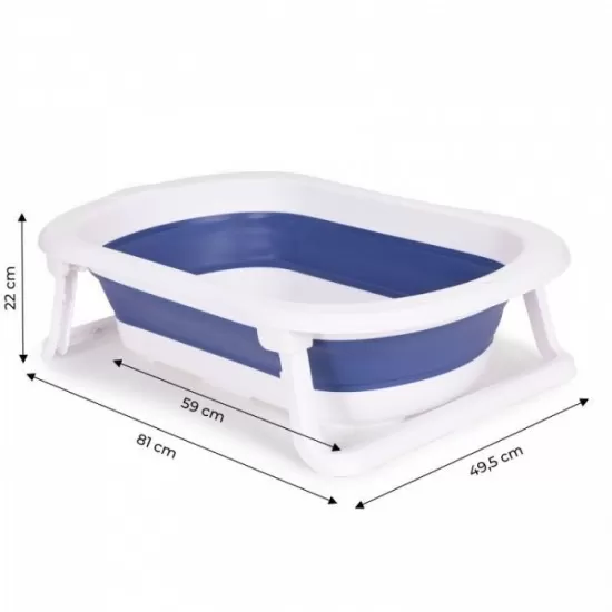 Cadita de baie cu dop de scurgere Ecotoys HA-B27 - Albastru Cadita de baie cu dop de scurgere Ecotoys HA-B27 - Albastru