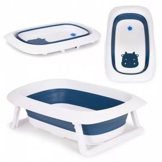 Cadita de baie cu dop de scurgere Ecotoys HA-B31 - Albastru Cadita de baie cu dop de scurgere Ecotoys HA-B31 - Albastru