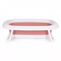 Cadita de baie cu dop de scurgere Ecotoys HA-B31 - Roz