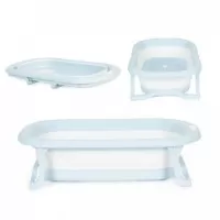 Cadita de baie cu dop de scurgere Ecotoys HA-B37 - Gri