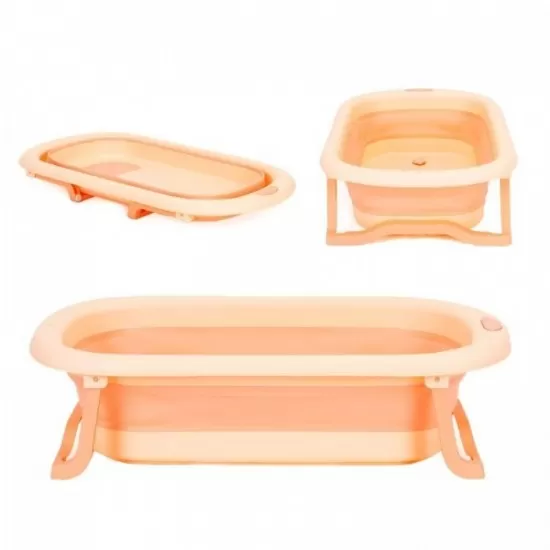Cadita de baie cu dop de scurgere Ecotoys HA-B37 - Roz Cadita de baie cu dop de scurgere Ecotoys HA-B37 - Roz