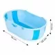 Cadita de baie cu dop de scurgere Ecotoys HA-B46 - Albastru Cadita de baie cu dop de scurgere Ecotoys HA-B46 - Albastru