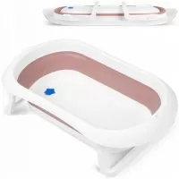 Cadita de baie cu dop de scurgere Ricokids RK-281 - Roz