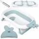 Cadita de baie cu dop de scurgere si termometru Ricokids RK-282 - Albastru Cadita de baie cu dop de scurgere si termometru Ricokids RK-282 - Albastru