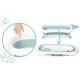 Cadita de baie cu dop de scurgere si termometru Ricokids RK-282 - Albastru Cadita de baie cu dop de scurgere si termometru Ricokids RK-282 - Albastru