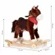 Calut balansoar cu roti, sunete si coada in miscare Ecotoys XL-106W - Maro Calut balansoar cu roti, sunete si coada in miscare Ecotoys XL-106W - Maro