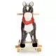 Calut balansoar cu sunete si coada in miscare Ecotoys XL-106 - Gri Calut balansoar cu sunete si coada in miscare Ecotoys XL-106 - Gri