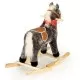Calut balansoar cu sunete si coada in miscare Ecotoys XL-106 - Gri Calut balansoar cu sunete si coada in miscare Ecotoys XL-106 - Gri