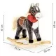 Calut balansoar cu sunete si coada in miscare Ecotoys XL-106 - Gri Calut balansoar cu sunete si coada in miscare Ecotoys XL-106 - Gri