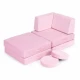 Canapea extensibila modulara pentru copii, 2 locuri, 8 bucati, Ecotoys TMSRT-14 - Roz Canapea extensibila modulara pentru copii, 2 locuri, 8 bucati, Ecotoys TMSRT-14 - Roz