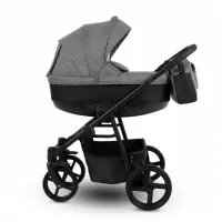 Carucior copii 3 in 1 Camarelo Navo 02