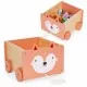 Carucior din lemn pentru depozitarea jucariilor Ecotoys 2902 Carucior din lemn pentru depozitarea jucariilor Ecotoys 2902