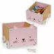 Carucior din lemn pentru depozitarea jucariilor Ecotoys 2904 Carucior din lemn pentru depozitarea jucariilor Ecotoys 2904