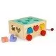 Carucior educational cu blocuri din lemn Ecotoys HM015197 Carucior educational cu blocuri din lemn Ecotoys HM015197