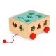 Carucior educational cu blocuri din lemn Ecotoys HM015197 Carucior educational cu blocuri din lemn Ecotoys HM015197