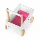 Carucior pentru papusi din lemn Ecotoys 2150N Carucior pentru papusi din lemn Ecotoys 2150N