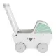 Carucior pentru papusi din lemn Ecotoys TL00019 Carucior pentru papusi din lemn Ecotoys TL00019