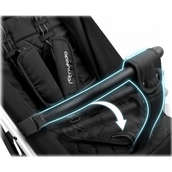 Carucior sport pentru copii, 78 x 33 x 104 cm, Nukido Paseo, Negru Carucior sport pentru copii, 78 x 33 x 104 cm, Nukido Paseo, Negru
