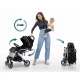 Carucior sport pentru copii, 78 x 33 x 104 cm, Nukido Paseo, Negru Carucior sport pentru copii, 78 x 33 x 104 cm, Nukido Paseo, Negru
