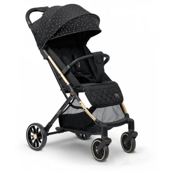 Carucior sport pentru copii, 78 x 33 x 104 cm, Nukido Paseo, Negru cu auriu Carucior sport pentru copii, 78 x 33 x 104 cm, Nukido Paseo, Negru cu auriu